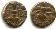 Mittelalter Bronze stater of Queen Didda Rani , Kashmir Kingdom, India -