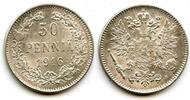 Europa 50 pennia Silver Nicholas II (1894-1917), 1916, Finland under Russian Empire -