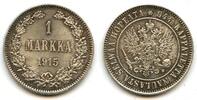 Europa 1 markka Silver Nicholas II (1894-1917), 1915, Finland under Russian Empire -