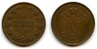 Europa 10 pennia Copper Nicholas II (1894-1917), 1916, Finland under Russian Empire -