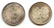 Europa 25 pennia Silver 1917, Civil War, Kerenski Government, Finland under Russia -