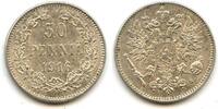 Europa 50 pennia Silver Nicholas II (1894-1917), 1916, Finland under Russian Empire -