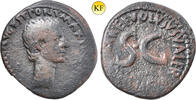 Römisches Kaiserreich As Augustus, 27 BC-14 AD, mm Volusus Valerius Messalla, -