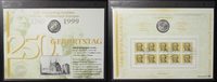 BRD 10 Mark 250. Geburtstag J.W. v. Goethe - Weimar - Numisblatt -