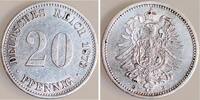 Deutschland 20 Pfennig 20 Pfennig 1873 B J 005 vz+ -