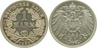 Deutschland 1 Mark 1 Mark 1901 D Wertseite PP- Rückseite f stgl UNIKAT -