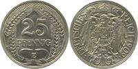 Deutschland 25 Pfennig 25 Pfennig 1909 E J 018 sehr selten i.d. Erhaltung -