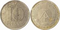 DDR 10 Pfennig DDR 68A gr.Zainende -