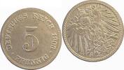 Kaiserreich 5 Pfennig 06D S315 -