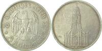 Deutschland 5 Reichsmark 5 Reichsmark 1934 G Fehlprägung fast keine Randschrift -