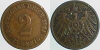 Deutschland 2 Pfennig Fehlprägung 2 Pfennig 1911 G größere 1 J 011 -