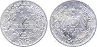 Deutschland 1/2 Mark Fehlprägung 1/2 Mark 1916 F Lichtenrader Prägung J 016 -