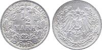 Deutschland 1/2 Mark Fehlprägung 1/2 Mark Lichtenrader Prägung 1918 F J 016 -