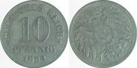 Kaiserreich 10 Pfennig 1921 S45 -