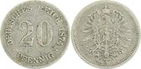 Kaiserreich 20Pfennig 1874F ca. S330 -