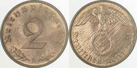 Deutschland 2 Pfennig 2 Pfennig 1940 D vz/st J 362 Drittes Reich -