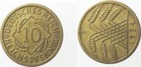 Weimarer Republik 10 Pfennig 1924D ca. S270 -