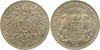Deutschland 2 Mark 2 Mark Hamburg 1904 J prfr/stglleichte Patina J 063 -