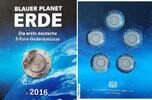 Deutschland 5 Euro 5 Euro Blauer Planet 2016A-J bfr./stgl -