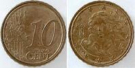 Frankreich 10 Cents 10 Cent 2002 Frankreich, doppelter Randstab !! -