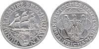 Deutschland 3 Reichsmark 3 Reichsmark Bremerhaven Polierte Platte, leicht berührt -