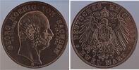 Deutschland 2 Mark 2 Mark a.d. Tod Georg Sachsen 1904 E J 132 vz+ Georg -