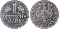 Deutschland 1 DM 1 Deusche Mark 1987 F bfr J 385 1 DM -