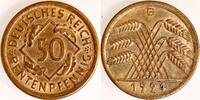 Deutschland 50 Rentenpfennig 50 Rentenpfennig 1924 G J 310prfr/stgl -