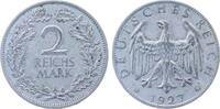 Deutschland 2 Reichsmark 2 Reichsmark 1927 A J 320 2 Reichsmark ss/vz + -