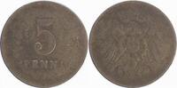 Kaiserreich 5 Pfennig Text vorne nicht geprägt! -