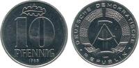 Deutschland 10 Pfennig 10 Pfennig DDR 1985A J1510 vz/stgl/matt -