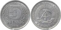 Deutschland 5 Pfennig Fehlprägung 5 Pfennig DDR 1982 A kleines Zainende J1509 -