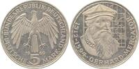 Deutschland 5 Mark Variante 5 Mark Mercator 1969 F J 400 mit langem R -