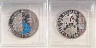 Belgien 10 Euro 10 Euro 2008 PP, Der blaue Vogel in Kapsel Maurice Maeterlin -