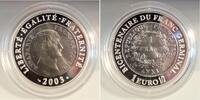 Frankreich 1,5 Euro 1,5 Euro 2003 Proof in Kapsel, Bonaparte 1 Franc selten -