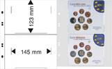 Multi collect Blätter für 2 verblisterte deutsche Euro-Kursmünzensätze in Stempelglanz bis 2014, 10er-Packung -