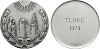 FINNLAND Versilberte Medaille 2. Republik seit 1917. -