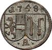 DIE GEISTLICHKEIT IN DEN HABSBURGISCHEN ERBLANDEN Einseitiger Pfennig Andreas Jakob von Dietrichstein, 1747-1753. -