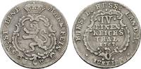 HESSEN 1/4 Reichstaler Friedrich II., 1760-1785. -