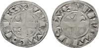 FRANKREICH/FEODALES AR-Denar Thibaut II., 1125-1152. -