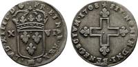 FRANKREICH XVI Denier Louis XIV, 1643-1715. -
