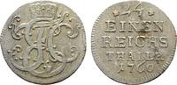SACHSEN 1/24 Taler Ernst Friedrich Karl, 1745-1780. -