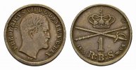 DÄNEMARK Ku.-Rigsbankskilling Frederik VII., 1848-1863. -