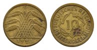 WEIMARER REPUBLIK 10 Rentenpfennig -