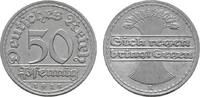 WELTKRIEG UND INFLATION 50 Pfennig 1919, A. Fast Stempelglanz/Stempelglanz 125.51 元 含税 ＋  83.67 元 运费