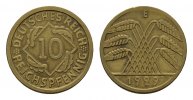 WEIMARER REPUBLIK 10 Reichspfennig -