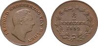 BADEN Ku.-1/2 Kreuzer Karl Ludwig Friedrich, 1811-1818. -