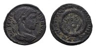 RÖMISCHE KAISERZEIT Æ-3 18mm. Constantinus I., 306-337 für Crispus. -