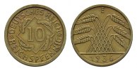WEIMARER REPUBLIK 10 Reichspfennig -