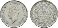 INDIEN 1/4 Rupee George VI., 1936-1947. -